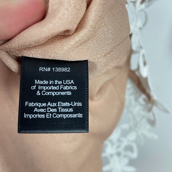 Dress the Population White Lace Crochet Shift Dress Bell Sleeves - Picture 13 of 14